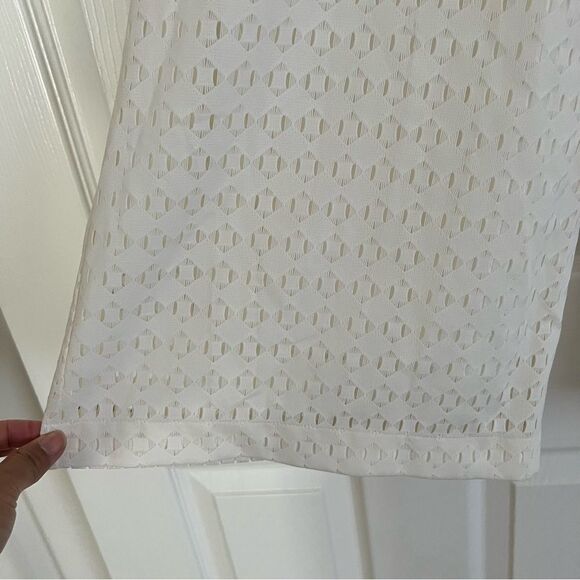 Hugo Boss Tisaly Wide Leg Pants US 2 Ecru / Soft Cream NEW MSRP $298 - Picture 7 of 12